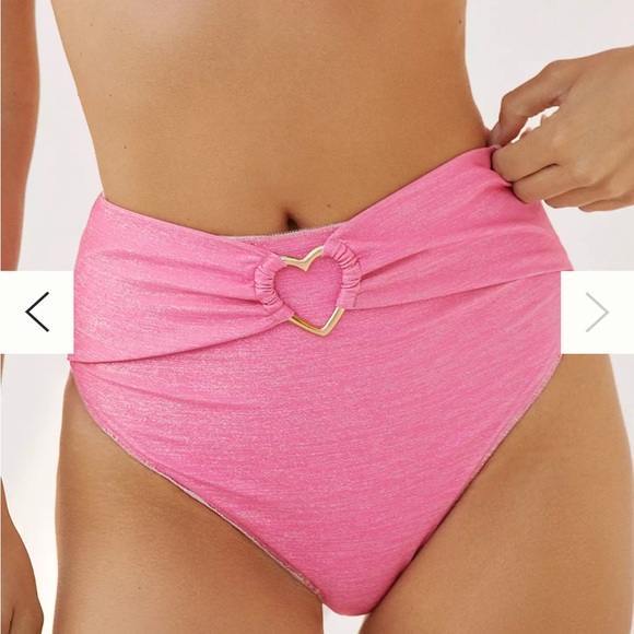 Anthropologie Other - NWT Capittana Giselle Shine High-Waisted Bikini Bottoms Small Anthropologie